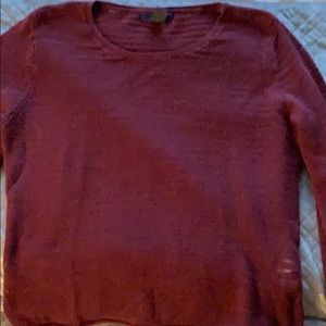 Burgundy sweater